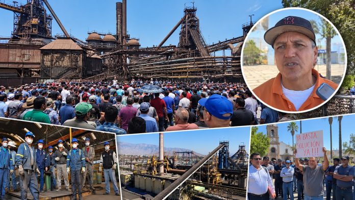 Obreros de AHMSA reciben con lágrimas y esperanza avance en venta de la siderúrgica