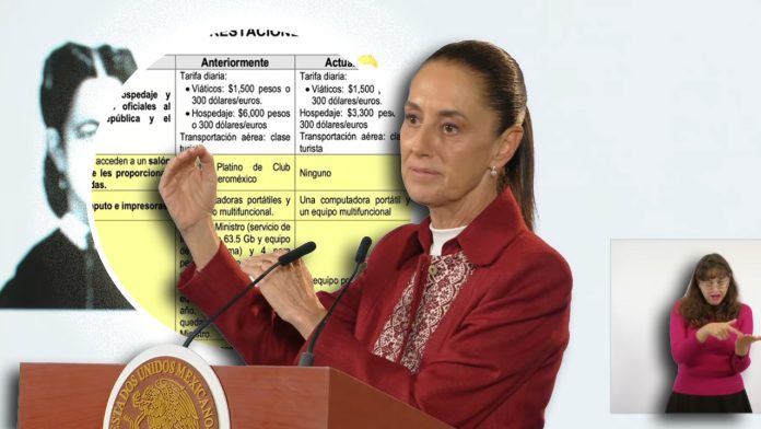 “Podrían bajar un poquito más”: Sheinbaum exhibe reducción en gastos de la Suprema Corte