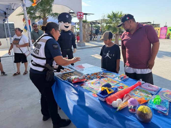 Llevan prevención y convivencia a familias acuñenses