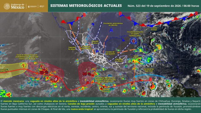 ¡A sacar el paraguas! Coahuila tendrá tormentas y hasta 40 grados este sábado
