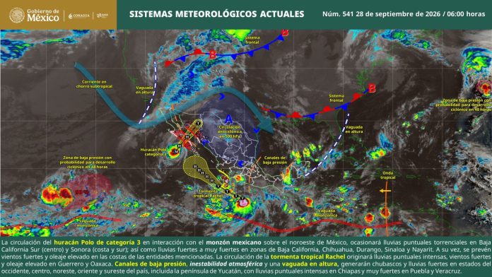 ¡Coahuila tendrá de todo este lunes! Lluvias, rayos, calor y fuertes rachas de viento