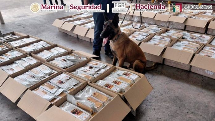 Aseguran una tonelada de café contaminado con cocaína durante operativo en el AICM