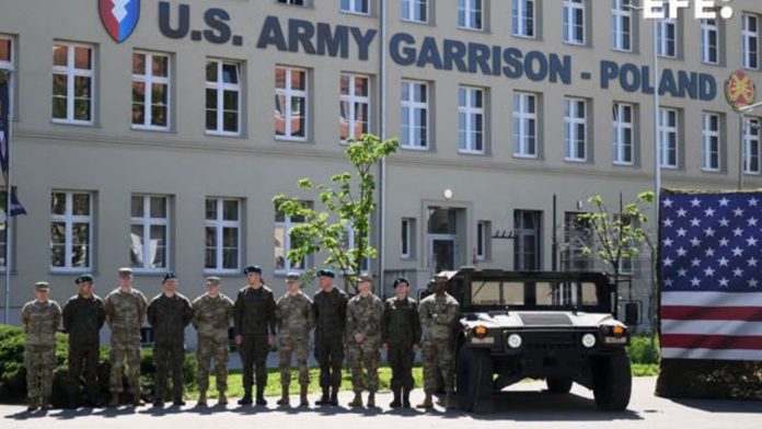 Trump anuncia avances para establecer una base militar permanente de EU en Polonia