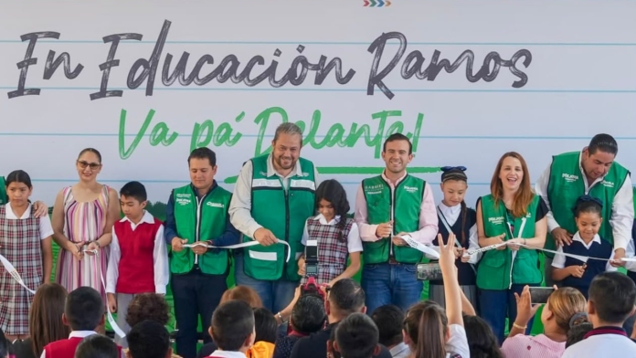 ¡En la educación, Ramos va pa’ delante! Estado y Municipio fortalecen escuelas