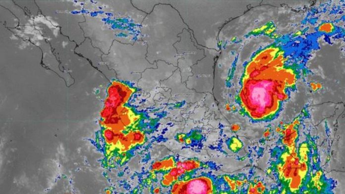 Se forma la depresión tropical Veinte-E: Podría evolucionar al huracán Simón