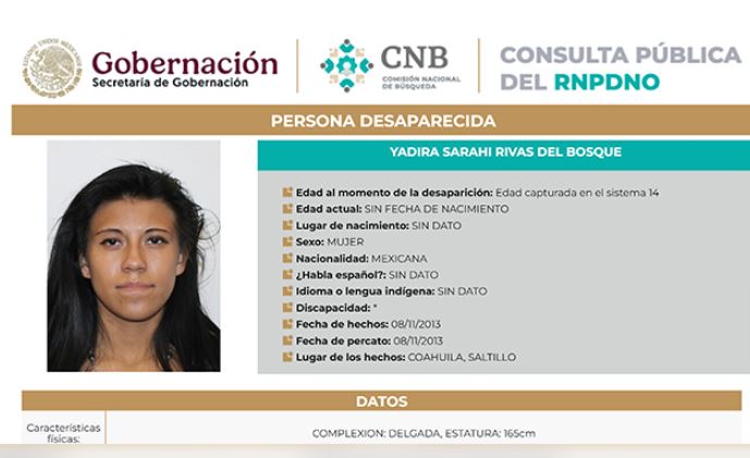 Yadira Sarahí Rivas del Bosque 