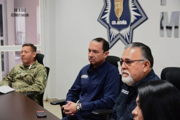 Refuerzan coordinación de seguridad en Acuña