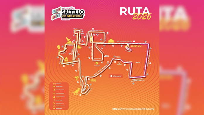 ¡Ojo, Saltillo! Maratón La Moderna cerrará avenidas desde las 4:50 de la mañana